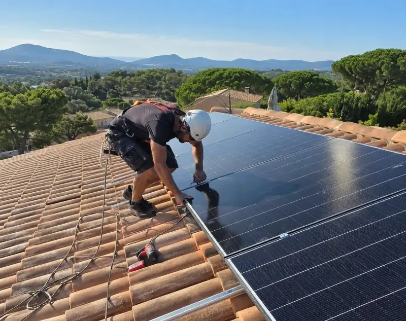 Installateur panneaux solaires Les Aires — pose photovoltaïque sur toiture