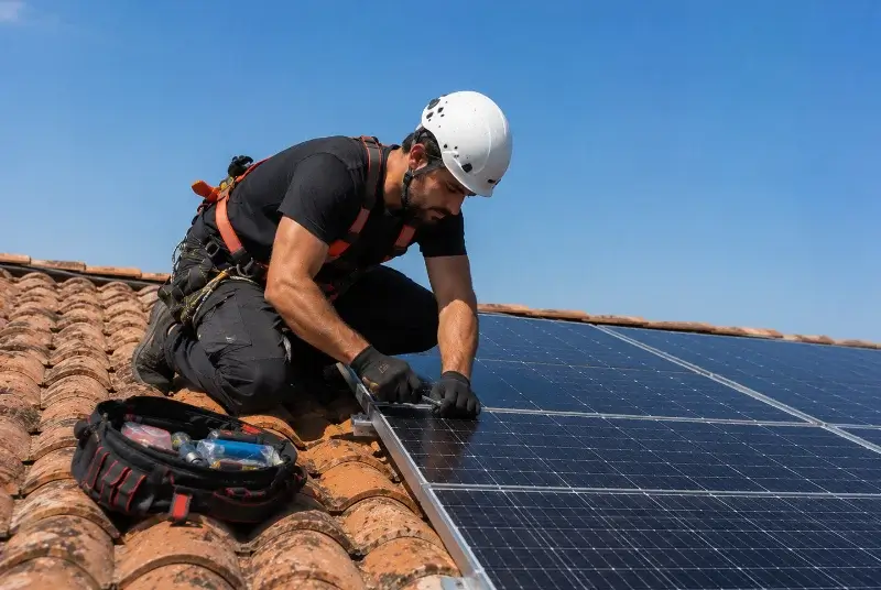 Maintenance et monitoring de panneaux solaires aux Aires